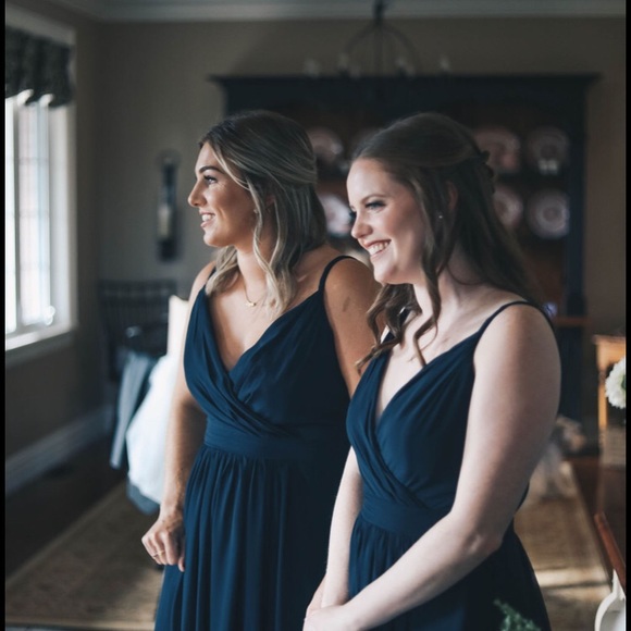 Navy Bridesmaid Dress - Picture 5 of 5